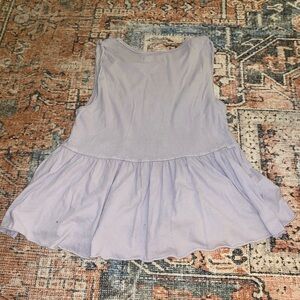 Free People lilac/peplum tank